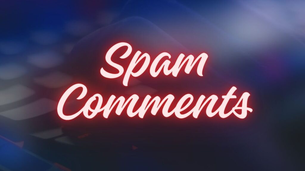 The Use of Spam Comments for Business, Sex, and Fraud.