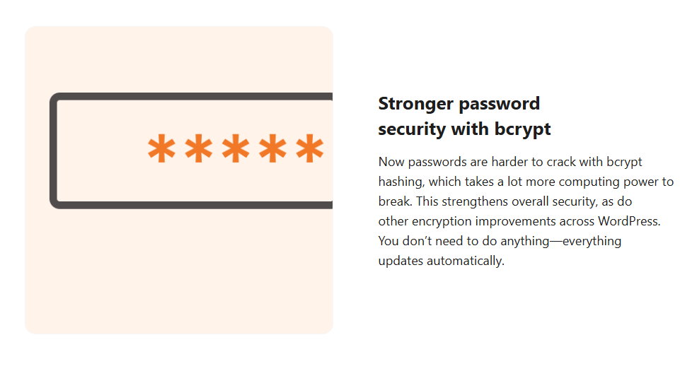 WordPress and Bcrypt Make Brute Force Attacks Difficult for Hackers.